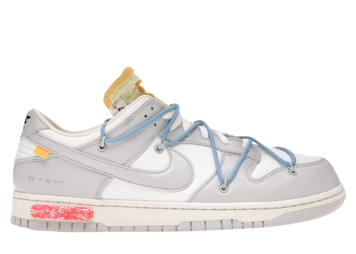 OFF-WHITE × NIKE DUNK LOW DM1602-107 DM1602-107 Off-White Nike Dunk Low Sail Neutral Gray Lot 48